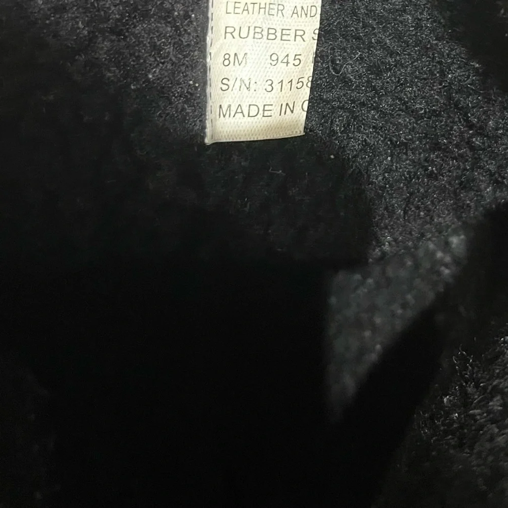 Tory Burch Angelica Black Rabbit Suede Winter Boots - Picture 2 of 11